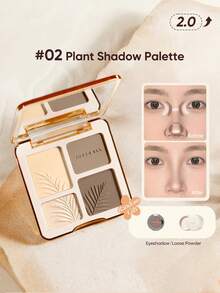 JUDYDOLL HIGHLIGHT&CONTOUR 9g Highlighter & Contour Palette - 02 Plant Shadow Palette - View 1
