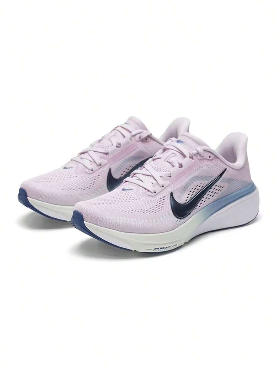 Nike Pegasus 42 Women's New Road Running Shoes - Pink/Grey Blue - View 1