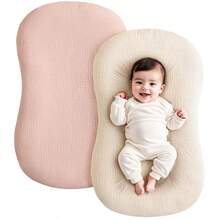 2PCS Baby Cotton Gauze Bionic Bed Cover, Super Soft Portable Baby Bed Sheet, Printed Bedding Set For Boys And Girls - Multicolor - View 11
