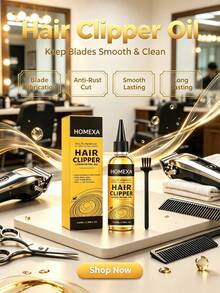 Hair Clipper Lubricating Oil, Lubricates Hair Clipper Blade Head, Prevents Rust, Daily Cleaning And Maintenance - A - View 9