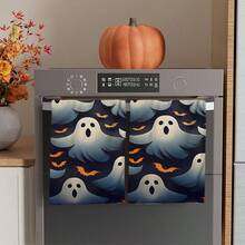 2/4/48pcs Halloween Series Gradient Ghost Pattern Printed Kitchen Towels - Ultra Soft, Highly Absorbent Polyester Dish And Hand Towels, Perfect For Holiday Decor, Kitchen Decor, Party Decor - Multicolor - View 10