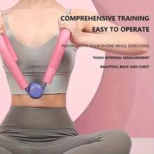 1 cái dụng cụ tập ép chân hai màu, phụ kiện thể thao tập gym tại nhà, phụ kiện tập luyện CrossFit - Hồng - Xem 6