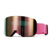 1pc Adult Ski Goggles, Dual-Layer Anti-Fog Lens, Frameless Wide-Angle Ski Goggles, Winter Outdoor Sports Protective Eyewear, Snowmobile Goggles, Comfortable Soft Foam, Anti-Slip Strap - Multicolor - View 19