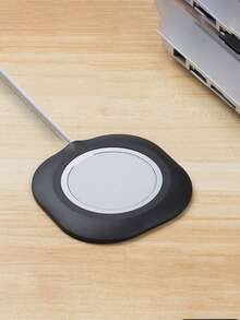 TPU Non Slip Wireless Charger Holder Ring, Adhesive Fixed Charging Base Stand, Anti Scratch Protective Silicone Pad, Universal Wireless Charger Bracket, Supports Horizontal & Vertical Phone Charging, Work With Phone Case On, Shockproof Stable Charging Mat For Desktop, Bedside Table, Office, Self-Adhesive Backing Included - Multicolor - View 3
