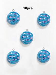 10/20/100pcs Star Ice Cream Ball Resin Charms DIY Necklace Bracelet Earrings Phone Chain Pendant - Ice Cream Ball - View 12