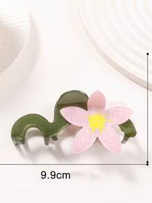 Sweet Romance Large Colorful Flower Hair Claw Mori Style Claw Clips Retro Hair Clips For Women Girls Hair Accessories - Multicolor - View 11
