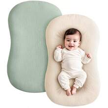 2PCS Baby Cotton Gauze Bionic Bed Cover, Super Soft Portable Baby Bed Sheet, Printed Bedding Set For Boys And Girls - Multicolor - View 12
