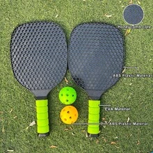 Outdoor Sports Pickleball Racket, Equipped With 2 Rackets And 2 Balls, 14+Years, Suitable For Beginner Training/Physical Exercise/Doubles Matches, Halloween/Valentine's Day/Easter/Christmas/Birthday/New Year/Thanksgiving And Other Holiday Gifts - Multicolor - View 6