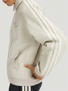 Adidas Men's NYR 3S WV JKT Woven Collarless Jacket KE4058 - Beige - View 4