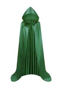 1 buah Jubah Berkerudung Halloween Unisex, Kostum Penyihir Vampir Penyihir Gagak Dewasa, Jubah Berkerudung Unisex - MultiWarna - View 26