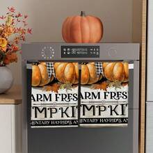 2/4/48pcs Autumn Series Farm Fresh Pumpkin Minimalist Text Pattern Printed Kitchen Towels - Super Soft, Highly Absorbent Polyester Dish Cloths And Hand Towels, Perfect For Holiday Decor, Kitchen Decor, Party Decor - Multicolor - View 14