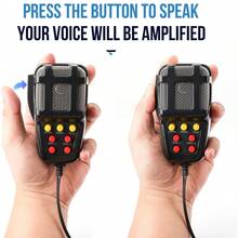 Tone Sound Loud Car Siren Vehicle Horn Hooter/Ambulance/Siren/Traffic Sound With Black Remote Controller 24V 100W (1PC Remote Controller) - A - 查看 3