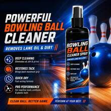 Bowling Ball Cleaning Spray With Towel Professional Stain Remover Dirt Cleaner For Performance Tackiness Restoration Gym - A - View 4