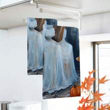 2/4/48pcs Halloween Series Toilet Reading Ghost Pattern Printed Kitchen Towels - Super Soft, Highly Absorbent Polyester Dish Cloths And Hand Towels, Perfect For Holiday Decor, Kitchen Decor, Party Decor. - Multicolor - View 5