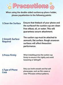 Double-Sided Silicone Pad For Phone Mounting, Suction Cup Adhesive Silicone Rubber Suction Pad - Multicolor - View 3