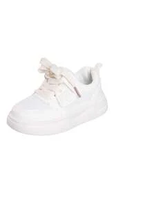 Toddler Fashion Versatile Casual Hook And Loop Sports Skate Shoes - White - View 6