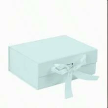 Magnetic Folding Gift Box With Satin Ribbon, Luxury Flip Top Gift Box, Wedding Birthday Holiday Gift Packaging Box, Suitable For Cosmetics Jewelry Gifts - Multicolor - View 7