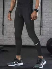 Nike Men's New Training Fitness Yoga Breathable Fitness Quick-Drying Small Hook Sports Trousers - Black - View 5
