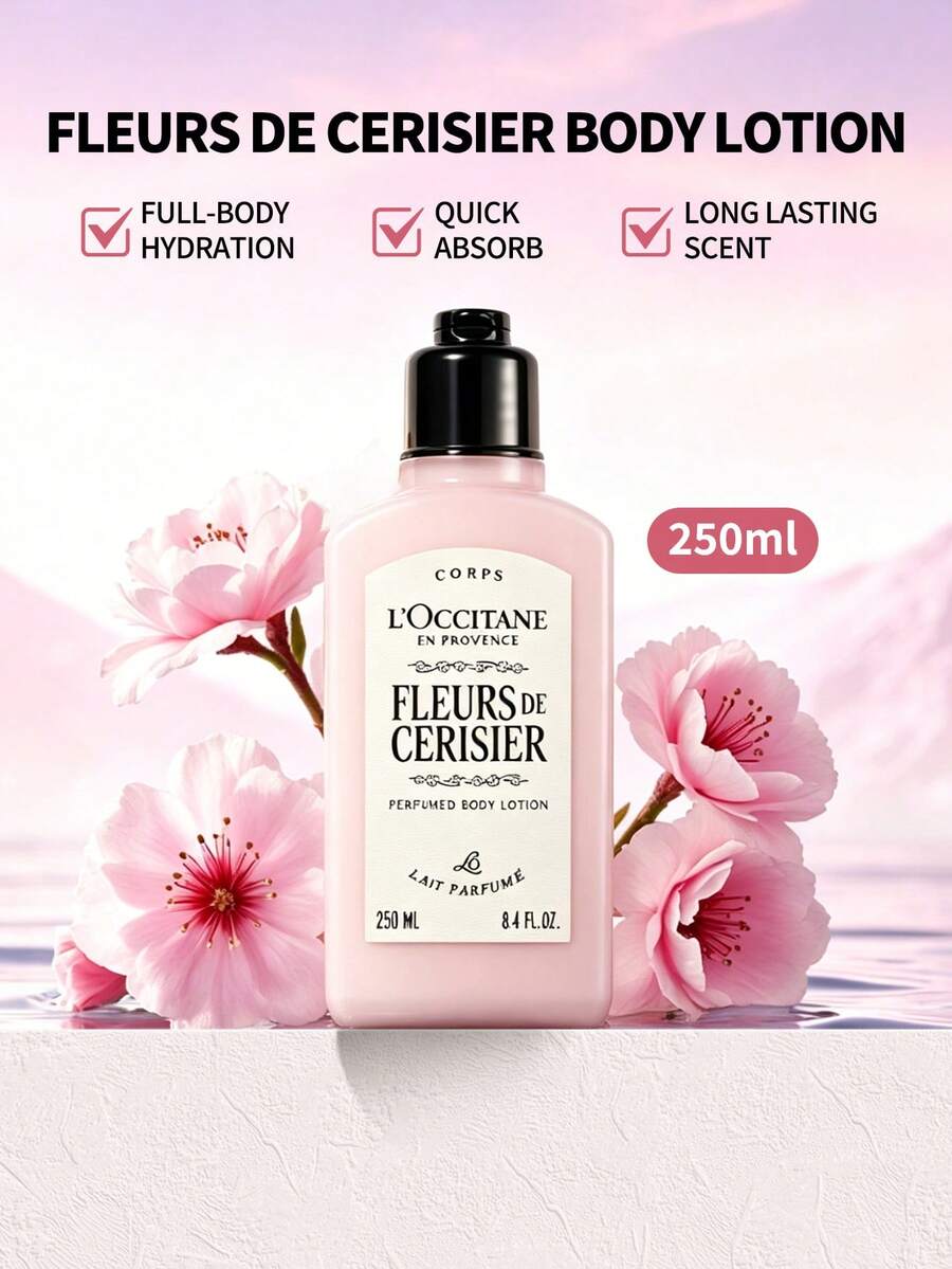 L'Occitane 櫻花香氛身體乳液 250ml/8.4 FL.OZ. - Fleurs de Cerisier-250ml -8.4 FL.0Z. - 查看 1