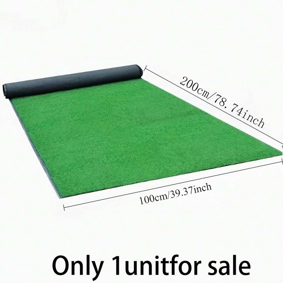 Césped artificial, césped sintético suave, sin necesidad de riego, corte o fertilización, adecuado para jardín, garaje, campo de golf, boda, fiesta de vacaciones, decoración de mesa al aire libre, entrenamiento de mascotas y decoración de paisaje de patio trasero. - verde - Ver 1