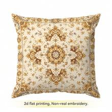 4pcs/1pc Bohemian Vintage Persian Pattern Pillow Covers, Single-Sided Print Cushion Covers, Suitable For Living Room Bedroom Home Decor, All-Season Use Pillow Covers - Multicolor 02 - View 12