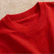 Women's T-Shirt With Colorful Hummingbird And Flower Design - Red - View 10