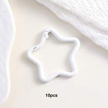 10pcs Hot-Selling Painted Gourd Alloy Carabiner Spring Quick Buckle DIY Keychain Backpack Clip Business Gift Jewelry Accessory - Alloy Star Carabiner - View 10