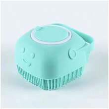 Bàn chải găng tay massage tắm cho thú cưng dùng trong phòng tắm, chất liệu silicone mềm, phù hợp cho chó lớn, chó nhỏ và mèo, dụng cụ chải lông thú cưng - Xem 10