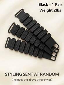 1/2pcs Adjustable Weighted Wrist And Ankle Bands, 2/3lbs Per Pair, With Removable Adjustable Weights, Precisely Match Fat Burning Needs, Suitable For Daily Exercise, Running, Yoga, Gym, Pilates And Strength Training - Striped - View 12
