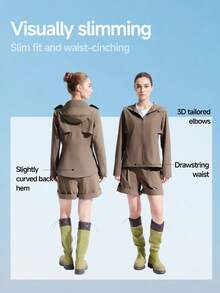 Beneunder Women's Windproof Quick-Dry Sun-Protective Jacket WS002 - White - View 3