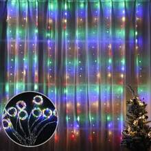 Cortina LED Multicolor Control Remoto 8 Modos USB 3x3m 300 Luces - 1 - Ver 3