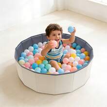 1pc Kids Ball Pit, Children's Ball Pool, Portable Pet Ball Pit Sandbox Playroom, Boys & Girls Castle (Balls Not Included) - Multicolor - View 3