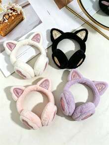 New Girls' Winter Ear Muffs, Cute Korean Style Ear Muffs Set, Ear Covers, Warm And Frost-Proof - Multicolor - View 7