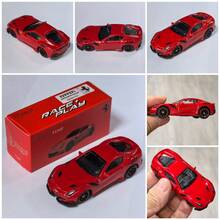 Burago 1:64 比例壓鑄汽車模型 Ferrari 創意口袋車模型玩具人偶 禮物 - 彩色 - 查看 6