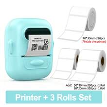 Marklife P50 Mini Portable Label Printer Support 12-50mm Self-Adhesive Labels Thermal Printer Sticker Printing Machine Pocket Inkless Bluetooth Adhesive Labels Maker Name Tag Labeller - Multicolor - View 12