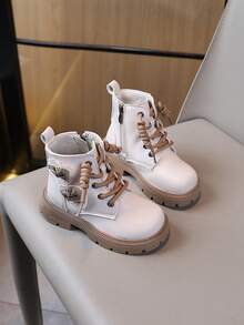 Infant Fashion New Boots, Comfortable Lining - Beige - View 4