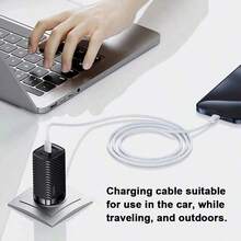 1 Set PD 20W Fast Charging EU Charger Kit, Compatible With IPhone 17/16/15/Pro/Pro Max, Type-C Wall Charger With Type C To USB C Fast Charging Cable, Portable USB-C Adapter Suitable For Samsung Galaxy S26-S20 - EU C Type Plug(220-240V) - View 9