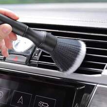 7/6/4/3pcs Soft Bristle Car Interior Cleaning Brush Set, Suitable For Interior/Exterior Cleaning, Wheels, Dashboard, Surfaces, Air Vents, Multi-Function Brushes, Suitable For Cars, Motorcycles - A - View 7