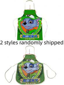 1Pc PAW Patrol Apron Design Suitable For Drawing Crafting Kitchen And Cooking Protection - Multicolor - View 8