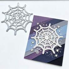 Spiderweb Stencil Die-Cut For Halloween-Themed Decorations, Scrapbooking, And Card Making-High-Quality Steel Stencil - MC976 - View 1