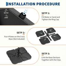 Umbrella Stands & Bases - Black - View 5