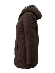 Women's Autumn/Winter Reversible Thick Leopard Print Jacket - Coffee Brown - View 7