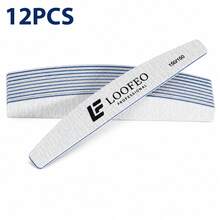 12pcs Professional Nail File Double Sided Dual Grit 80/100/150/180/240 - Multicolor - View 15
