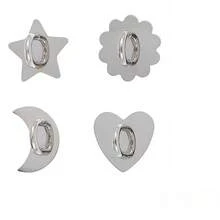 4PCS Heart Sunflower Star Moon Shaped Multi-Function Phone Ring Holder, Universal Anti-Drop Creative Phone Case Accessory For Smartphones And Tablets - Multicolor - View 10