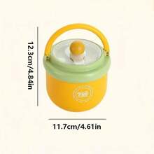 500ML 304不鏽鋼頂級極簡時尚款早餐鍋/便當盒，適用於學校/工作/露營/徒步 - 彩色 - 查看 8