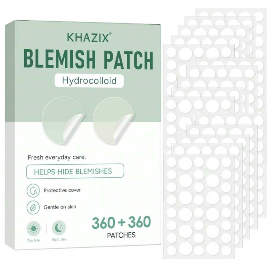 360pcs Hydrogel Scar Patches: Waterproof And Sweat-Resistant, Suitable For All-Day Use. Perfect Fit Without Clumping, Gentle And Non-Irritating, Providing A Refreshing And Comfortable Experience While Caring For Your Skin. - View 1