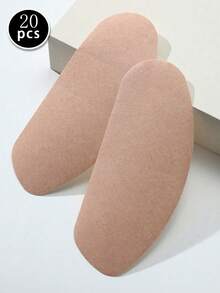 10 buah Plester Anti-Gesekan Kaki Segitiga Ukuran Plus Unisex, Warna Khaki, Tidak Terlihat & Tanpa Jahitan, Anti-Gesekan, Cocok Untuk Kaki, Telapak Kaki, Dll. - MultiWarna - View 9