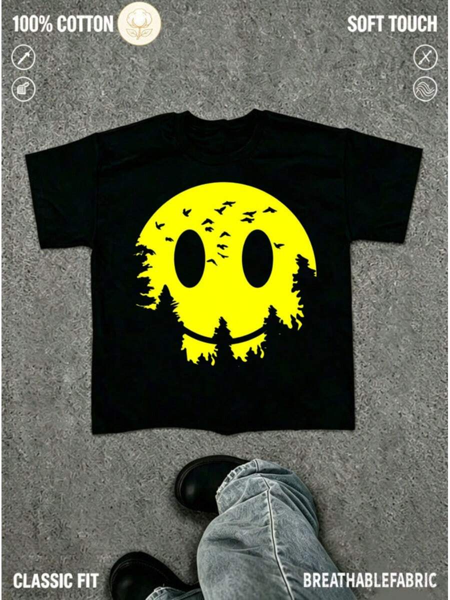 Men T-Shirts - Black - View 1