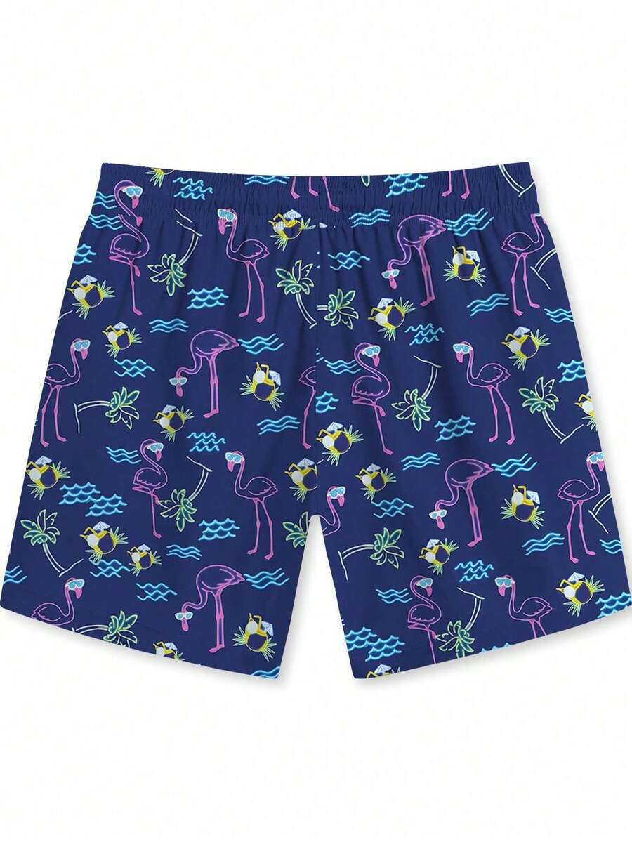 Men Swim Jammers Shorts - Multicolor - View 1
