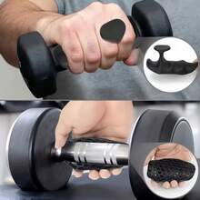 1pc(2pcs/Pack) Professional Fitness Grip, Ergonomic Pull-Up Training Hand Protector, Non-Slip Weightlifting Grip Straps For Men And Women - A - View 2